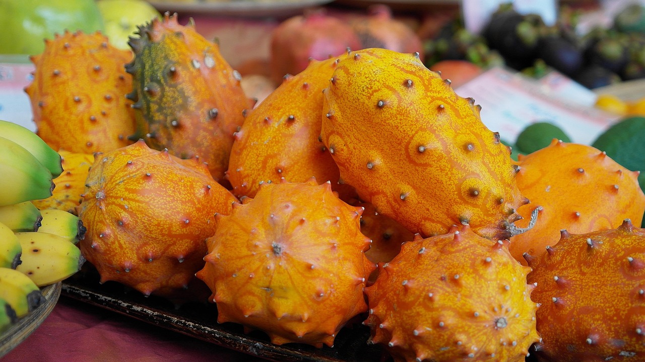 Kiwano: antioxidante exótico e hidratação do organismo